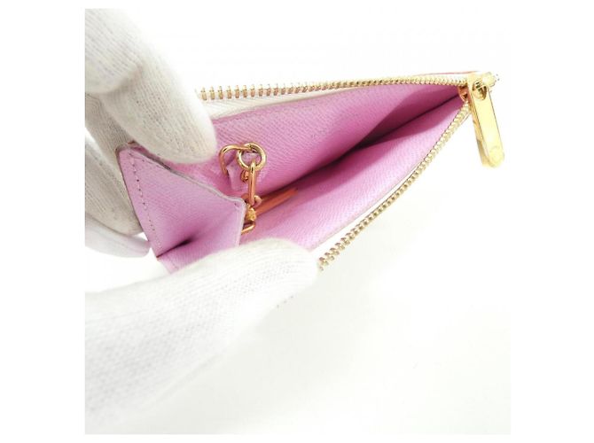 Louis Vuitton Multicolor Pochette Clé Coin & Key Case Bianco Multicolore - vista 7