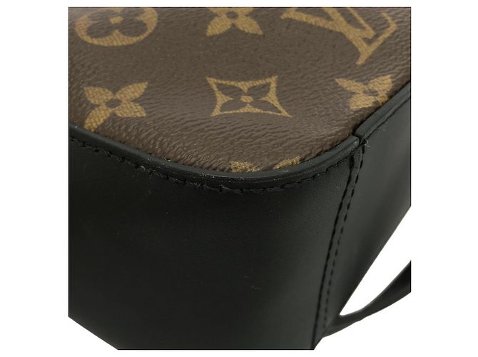 Borsa a tracolla Louis Vuitton Monogram Saint-Onge Marrone Nero - vista 3