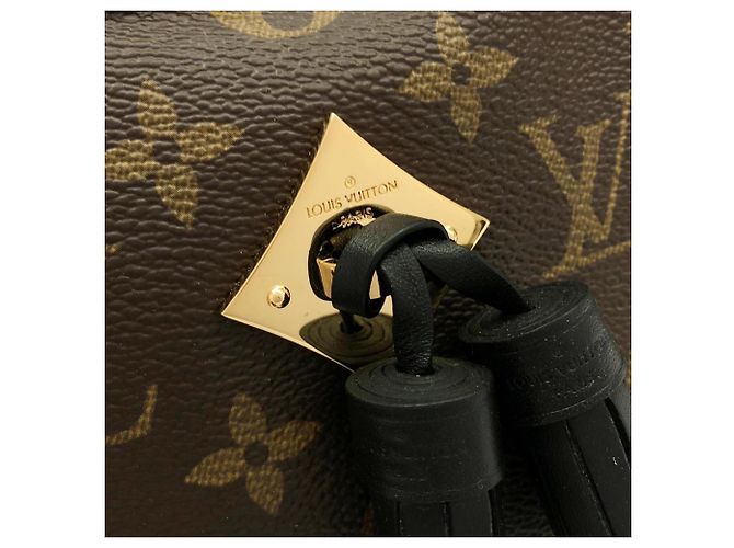Borsa a tracolla Louis Vuitton Monogram Saint-Onge Marrone Nero - vista 6