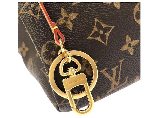 Borsa a tracolla Louis Vuitton Monogram Artsy MM M40249 Marrone - vista 4