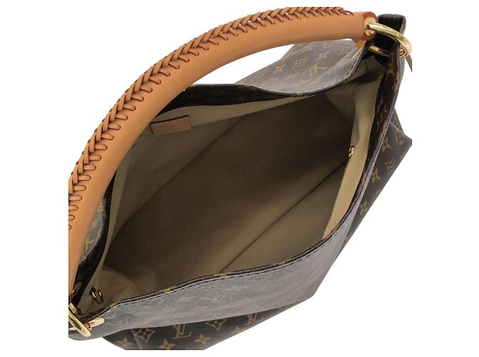 Borsa a tracolla Louis Vuitton Monogram Artsy MM M40249 Marrone - vista 9