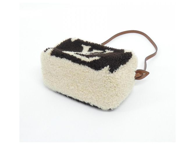 Louis Vuitton Monogram Teddy Beach Handtasche Beige - Ansicht 3