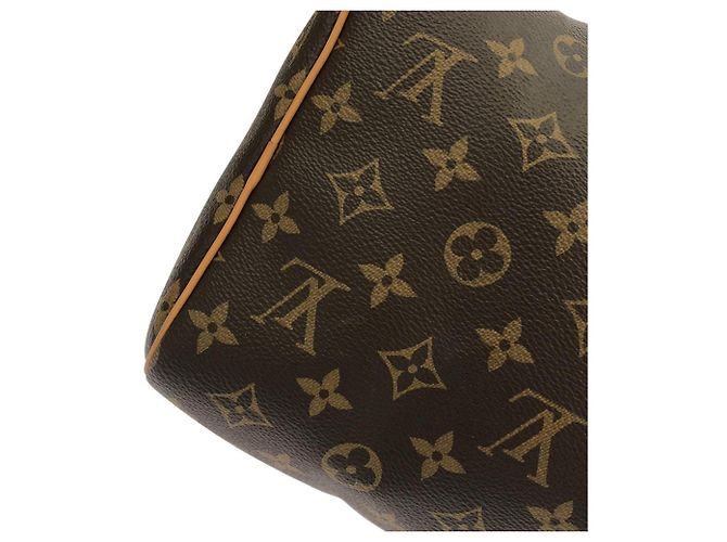 Borsa Boston Louis Vuitton Monogram Speedy Bandoulière Marrone - vista 3