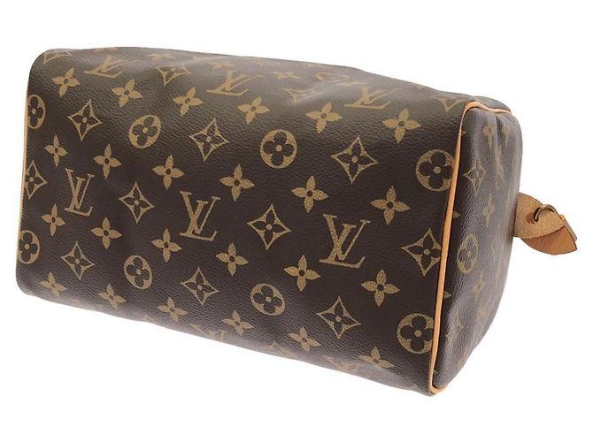 Speedy Borsa Boston Monogram Louis Vuitton Marrone - vista 2