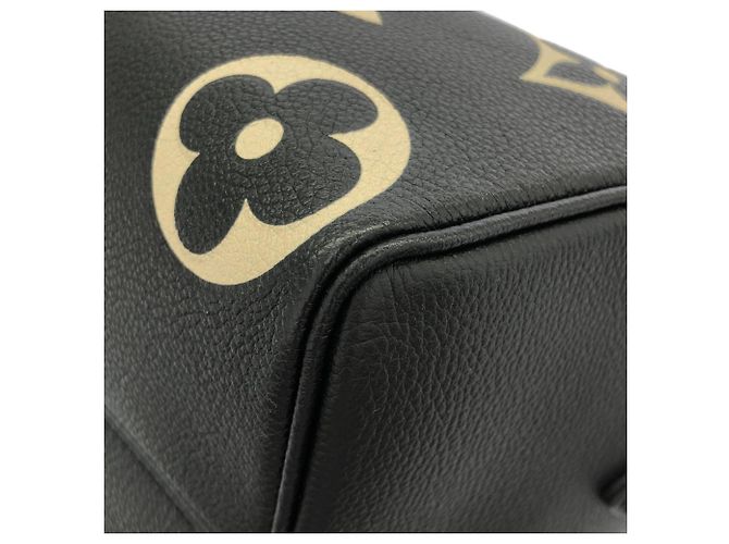Borsa Boston Louis Vuitton Bicolor Monogram Empreinte Speedy Bandoulière Nero Beige - vista 2