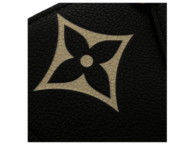 Borsa Boston Louis Vuitton Bicolor Monogram Empreinte Speedy Bandoulière Nero Beige - vista 5
