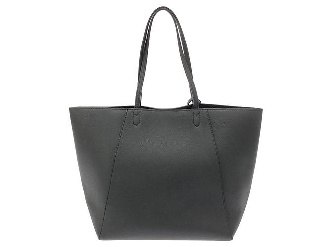 Borsa Louis Vuitton Taurillon Lockme Cabas Nero - vista 2
