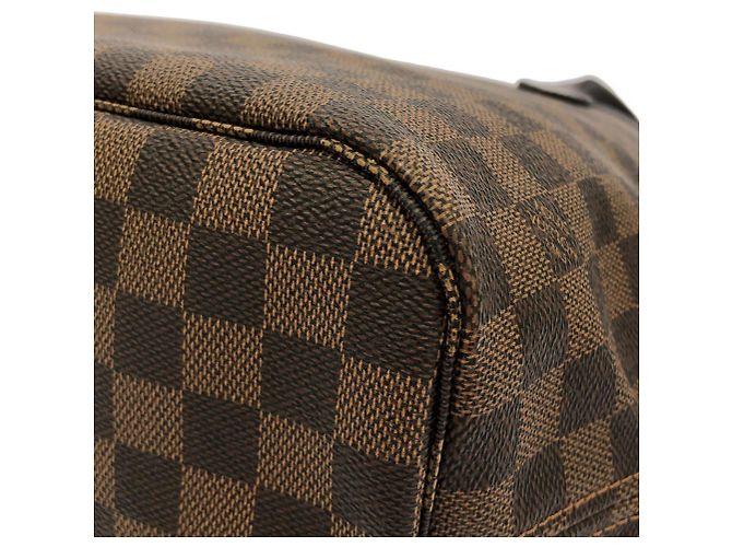 Borsa Louis Vuitton Damier Neverfull MM N41603 Rosa Damier ebene - vista 2
