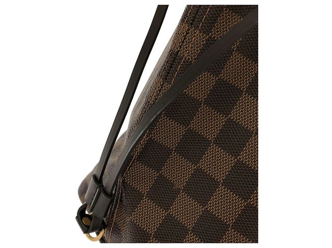 Borsa Louis Vuitton Damier Neverfull MM N41603 Rosa Damier ebene - vista 5