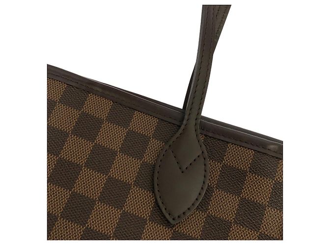 Borsa Louis Vuitton Damier Neverfull MM N41603 Rosa Damier ebene - vista 6