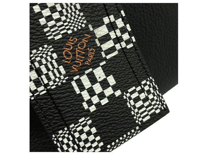 Louis Vuitton Damier Distorted City Keepall Schulttasche Schwarz - Ansicht 6