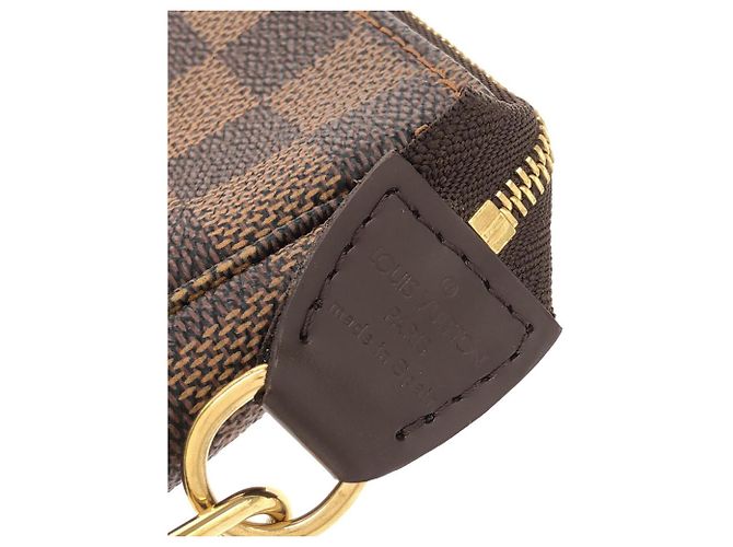Louis Vuitton Damier Pochette Accessoires N51985 Damier ebene - vista 4