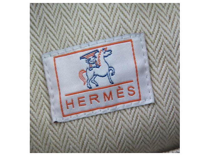 Hermès Beige Large Toile Bride A Brac Cabriole Case - Ansicht 7