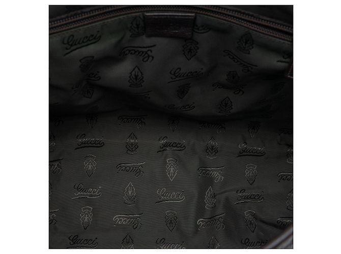 Borsa a tracolla Gucci Brown Guccissima Marrone Marrone scuro - vista 4