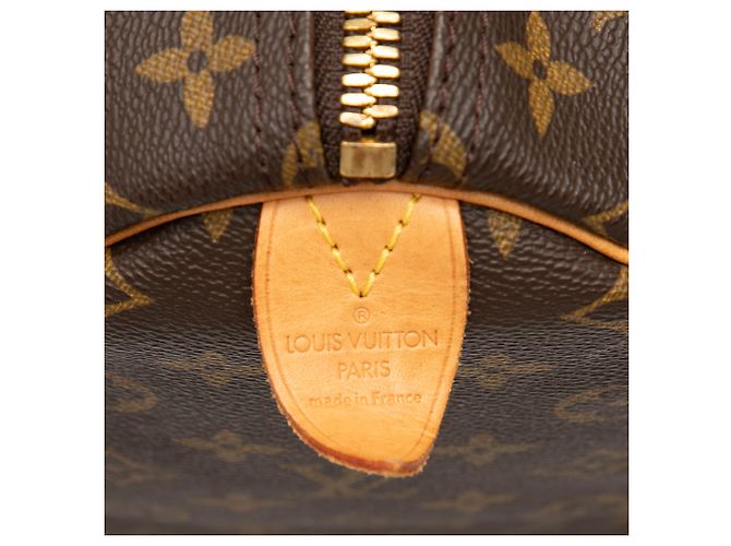 Louis Vuitton Brown Monogram Keepall 55 Marrone - vista 5