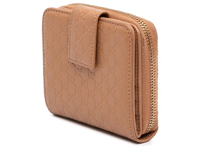 Gucci Brown Microguccissima Zip Around Small Wallet Braun - Ansicht 2