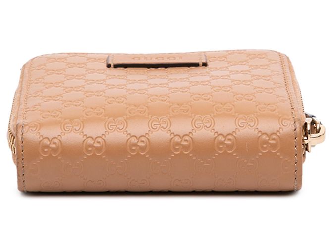 Gucci Brown Microguccissima Zip Around Small Wallet Braun - Ansicht 3