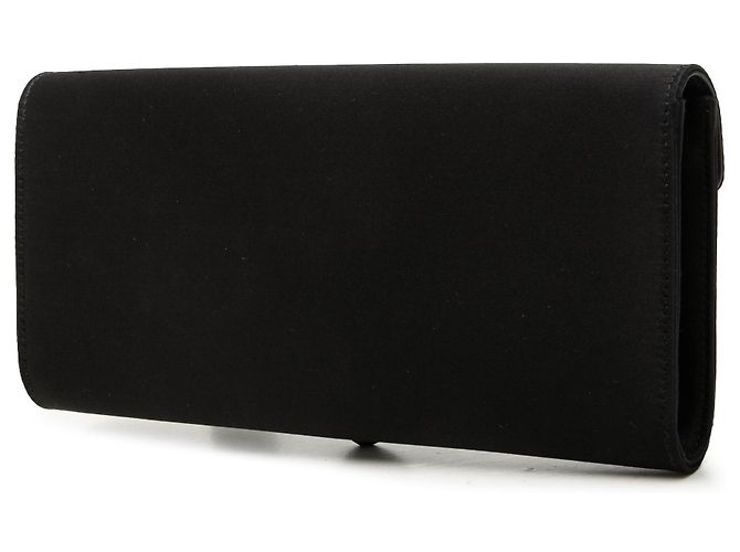Clutch Dionysus in raso nero Gucci - vista 2