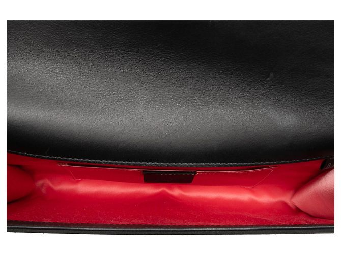 Clutch Dionysus in raso nero Gucci - vista 4
