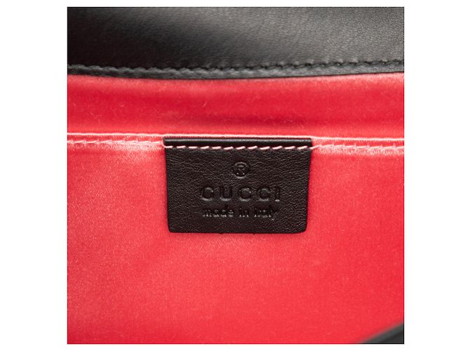 Clutch Dionysus in raso nero Gucci - vista 5