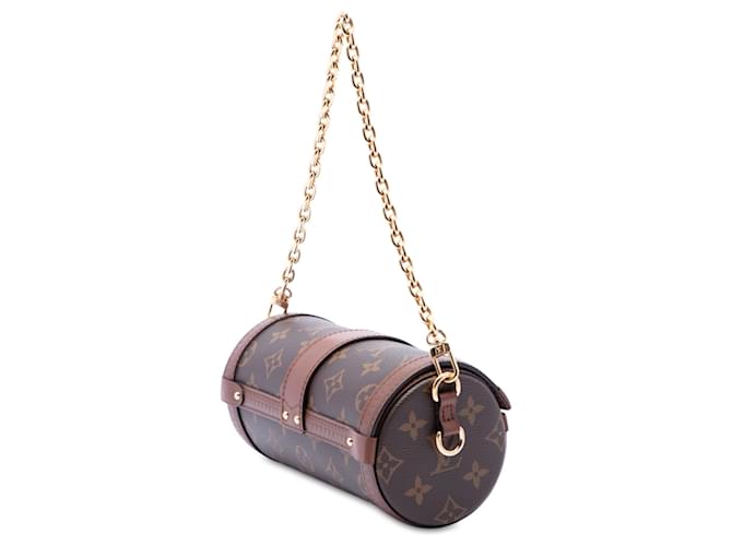 Louis Vuitton Brown Monogram Papillon Trunk Marrone - vista 2