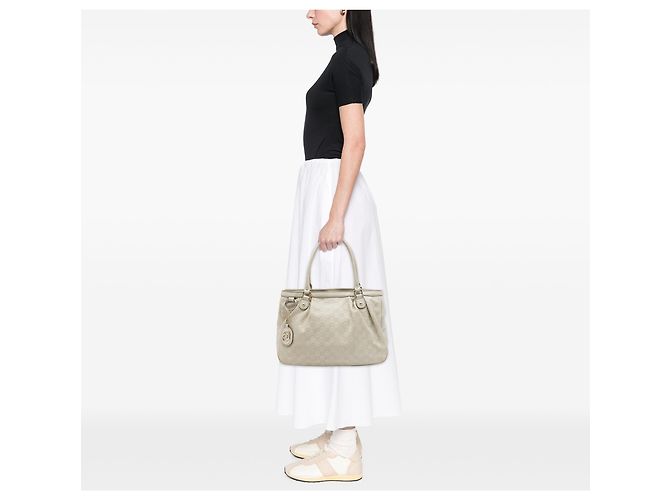 Gucci Brown Guccissima Sukey Tote Braun Beige - Ansicht 6