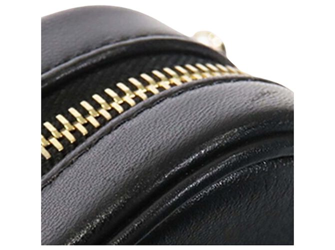 Borsa Camera Chanel CC Mania in pelle di agnello nera Nero - vista 11