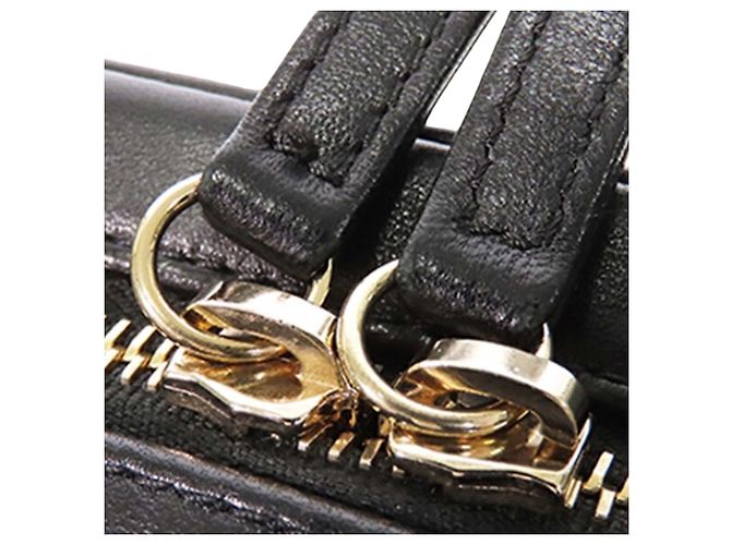 Borsa Camera Chanel CC Mania in pelle di agnello nera Nero - vista 6