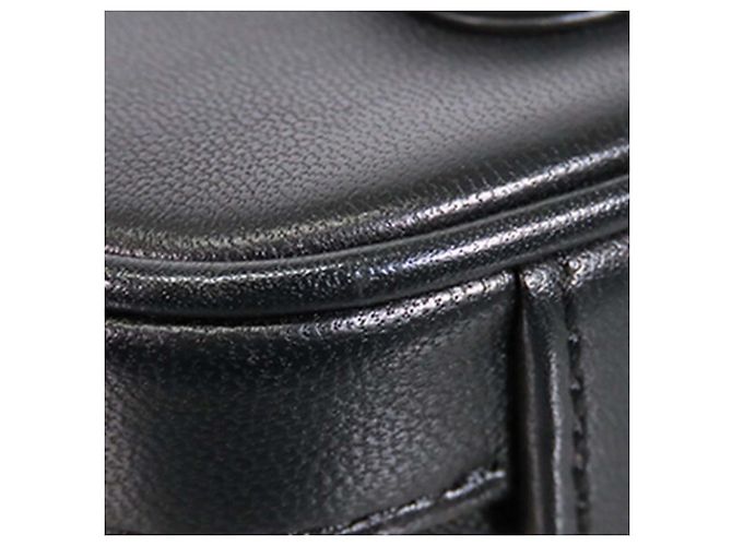Borsa Camera Chanel CC Mania in pelle di agnello nera Nero - vista 9