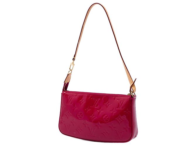 Louis Vuitton Pink Monogram Vernis Pochette Accessoires Rosa - vista 2