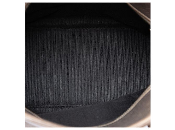 LOEWE Anagram Fusta Tote aus metallic-braunem Leder Bronze - Ansicht 4