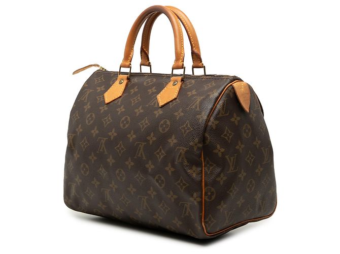 Louis Vuitton Brown Monogram Speedy 30 Marrone - vista 2