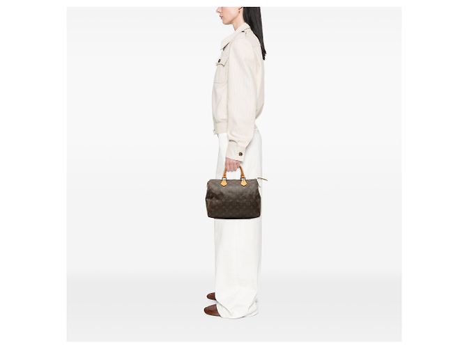 Louis Vuitton Brown Monogram Speedy 30 Marrone - vista 6