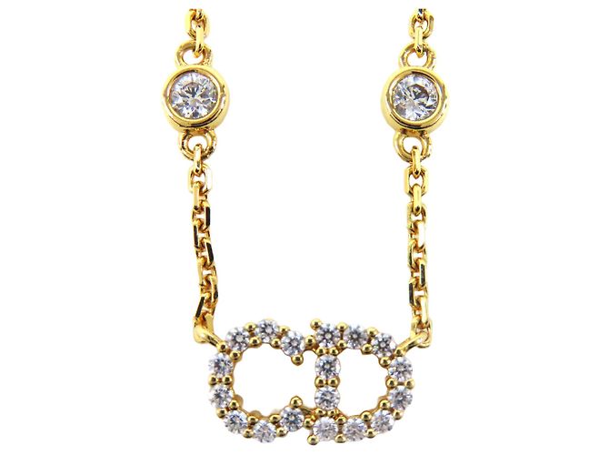 Collana Dior Gold Plated Clair D Lune D'oro - vista 2