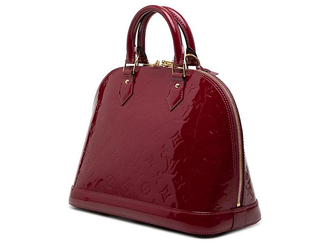 Louis Vuitton Red Monogram Vernis Alma PM Rosso - vista 2