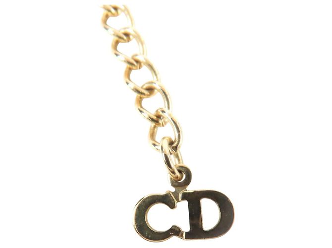 Collana Choker Dior Gold Plated Enamel and Strass D'oro - vista 4