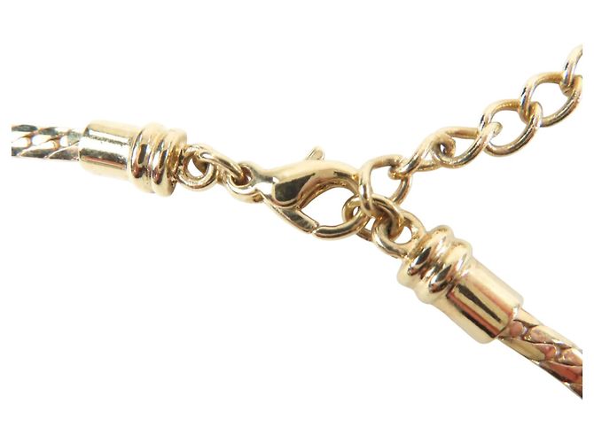 Collana Choker Dior Gold Plated Enamel and Strass D'oro - vista 5