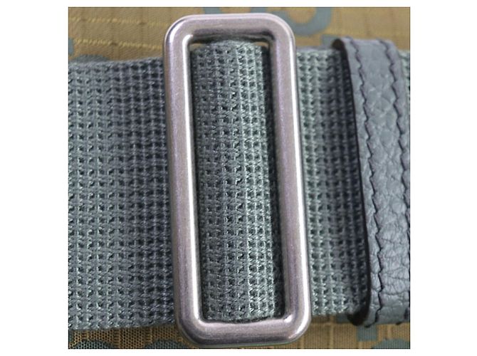 Borsetta a cintura Gucci in nylon ripstop GG marrone Cachi - vista 13