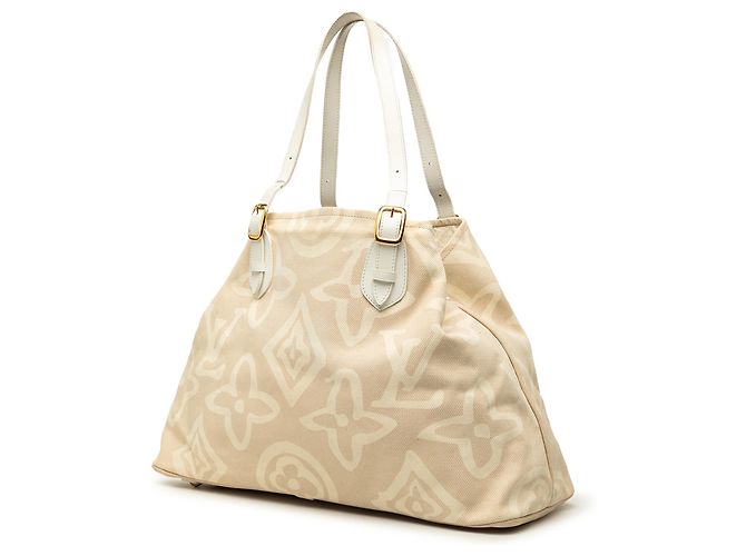 Louis Vuitton Beige Monogram Tahitienne Cabas GM - vista 2