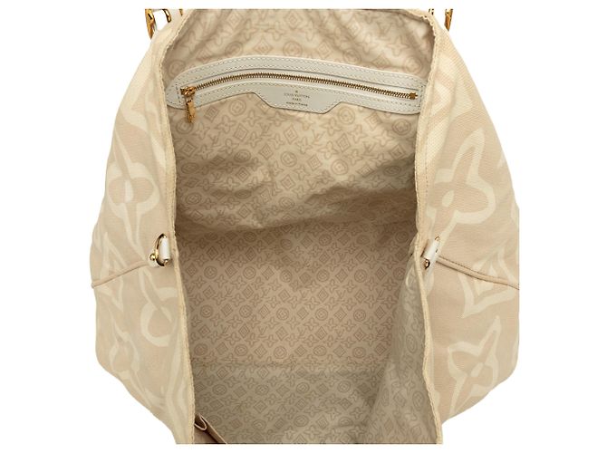 Louis Vuitton Beige Monogram Tahitienne Cabas GM - vista 4
