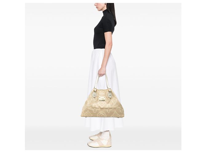 Louis Vuitton Beige Monogram Tahitienne Cabas GM - vista 7