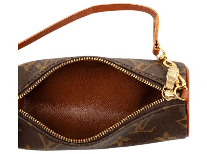 Louis Vuitton Pochette Papillon Monogram Marrone - vista 4