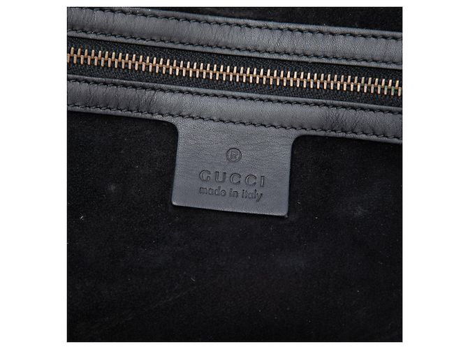 Gucci Stirrup Tote aus schwarzem Ponyhaar - Ansicht 5