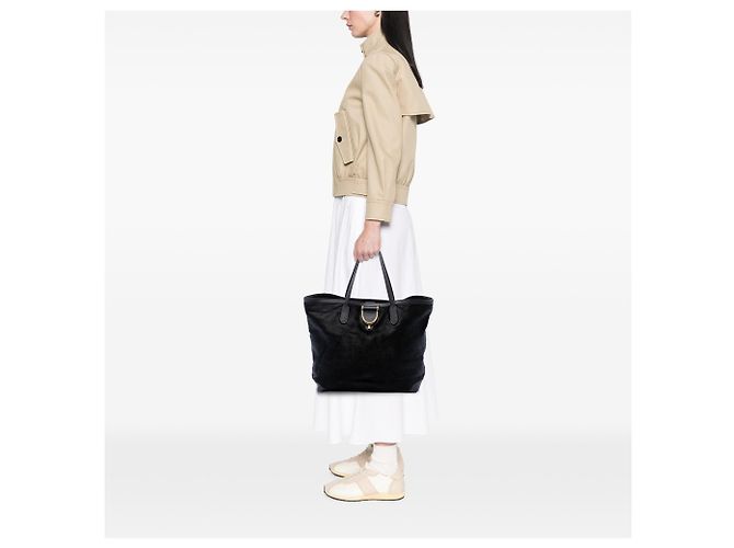 Gucci Stirrup Tote aus schwarzem Ponyhaar - Ansicht 6