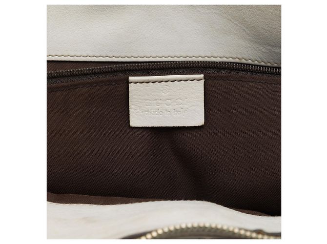 Gucci Abbey D Ring Tote aus beigem GG Canvas - Ansicht 5
