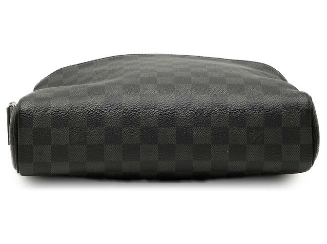 Louis Vuitton Black Damier Graphite Dayton Reporter PM Nero - vista 3