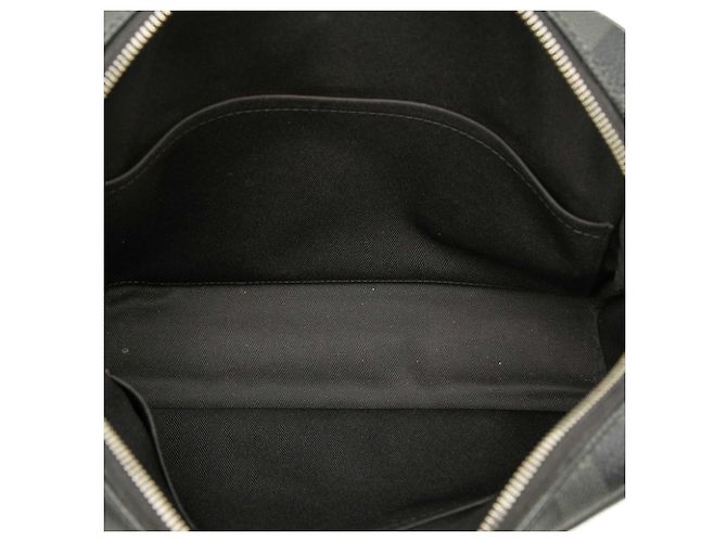 Louis Vuitton Black Damier Graphite Dayton Reporter PM Nero - vista 4