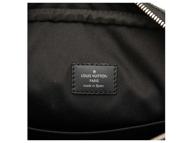 Louis Vuitton Black Damier Graphite Dayton Reporter PM Nero - vista 5