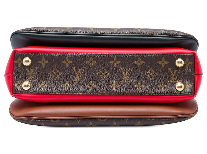 Louis Vuitton Brown Monogram Millefeuille Marrone - vista 3