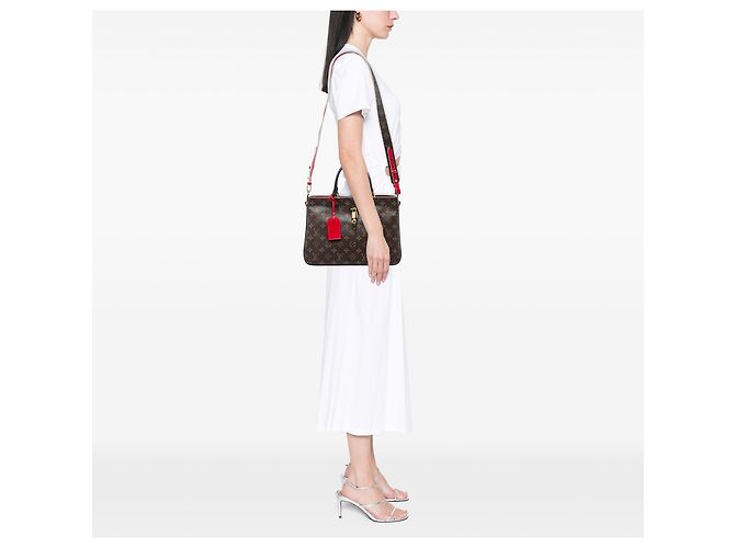 Louis Vuitton Brown Monogram Millefeuille Marrone - vista 5